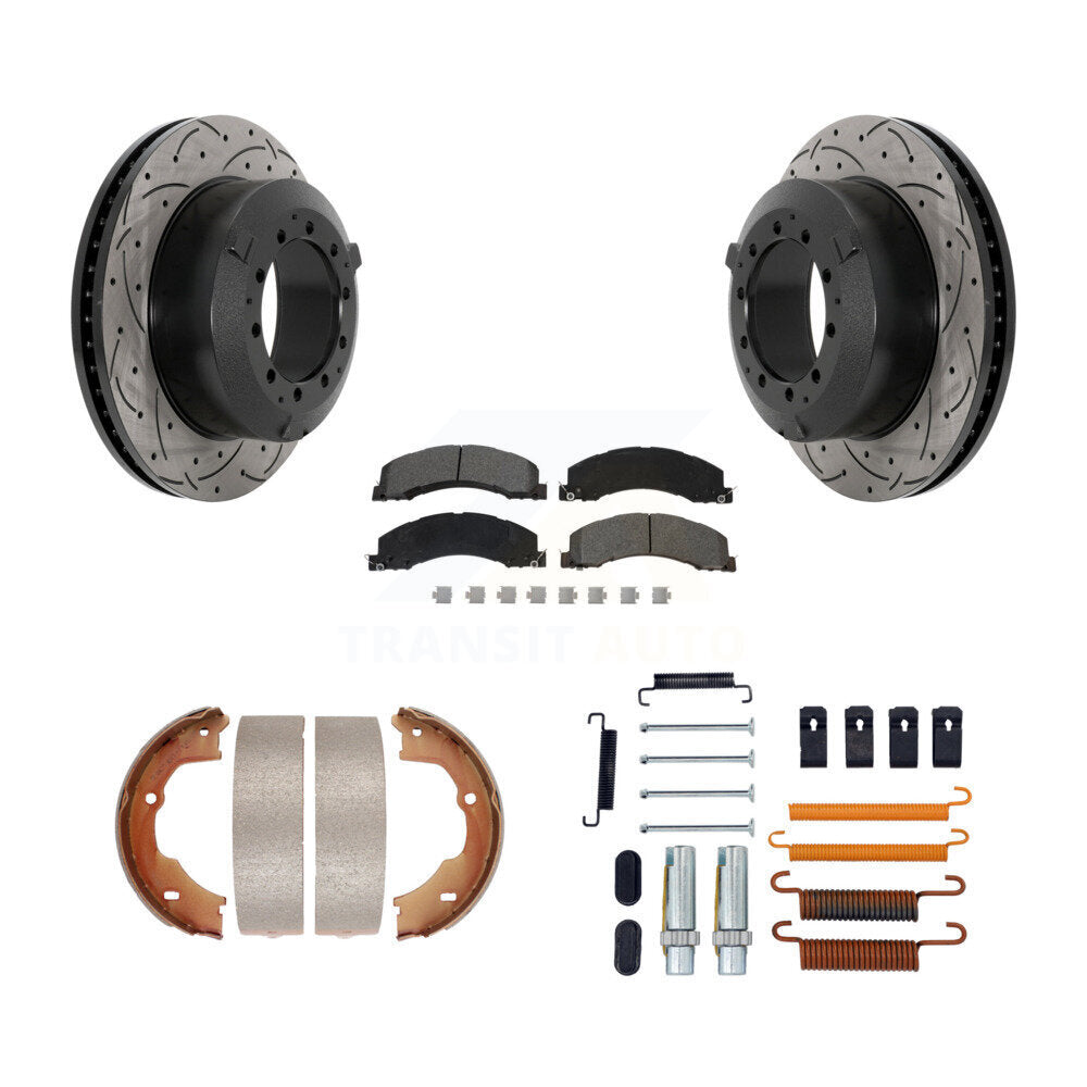 Coated Disc Rotors and Semi-Metallic Brake Pads Kit-KDS-101519 - Kit.bestparts.ca