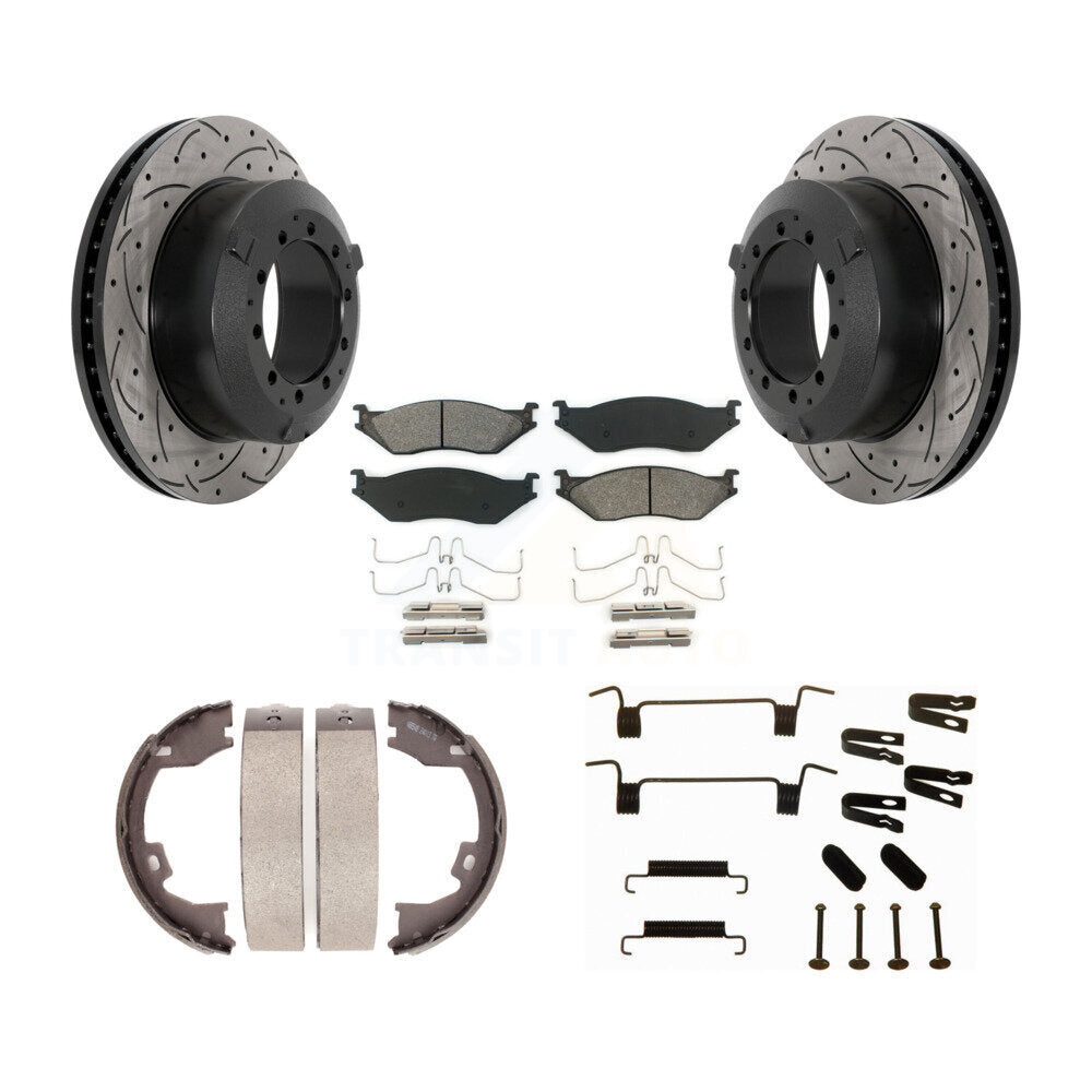 coated disc rotors and semi metallic brake pads-kds-101523 - Kit.bestparts.ca