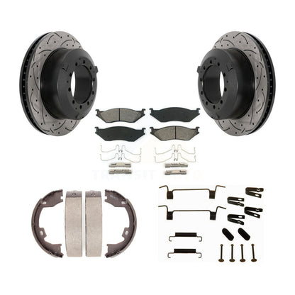 coated disc rotors and semi metallic brake pads-kds-101523 - Kit.bestparts.ca