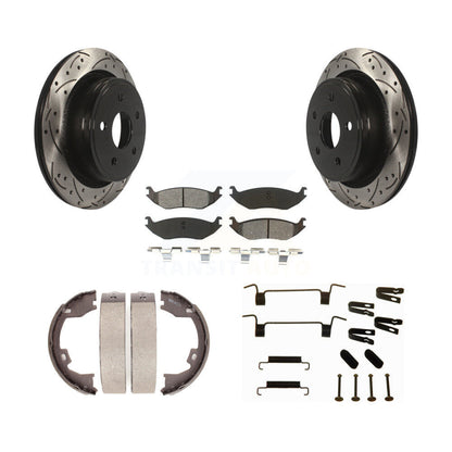 coated disc rotors and semi metallic brake pads-kds-101547 - Kit.bestparts.ca