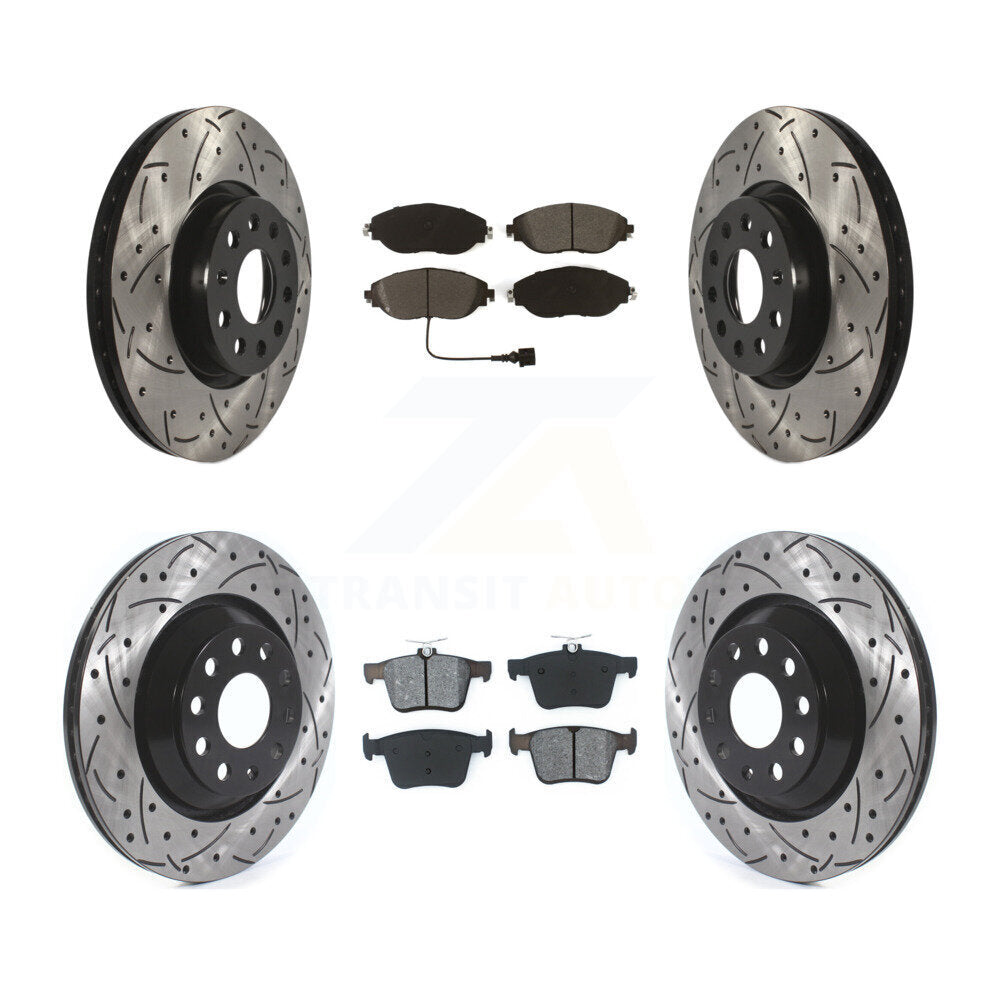 Disc Rotors and Semi-Metallic Brake Pads Kit-KDS-101563