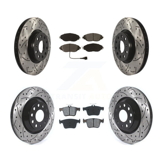 Disc Rotors and Semi-Metallic Brake Pads Kit-KDS-101563