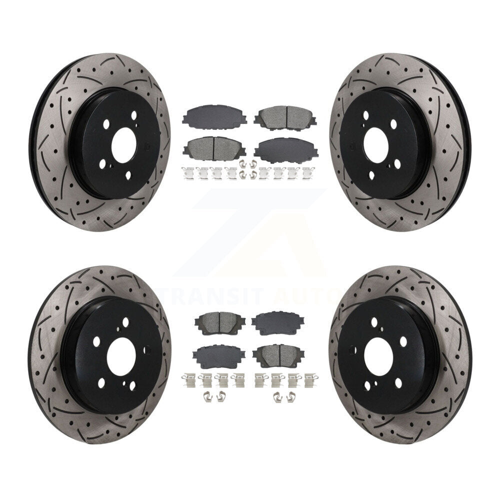 Disc Rotors and Semi-Metallic Brake Pads Kit-KDS-101564