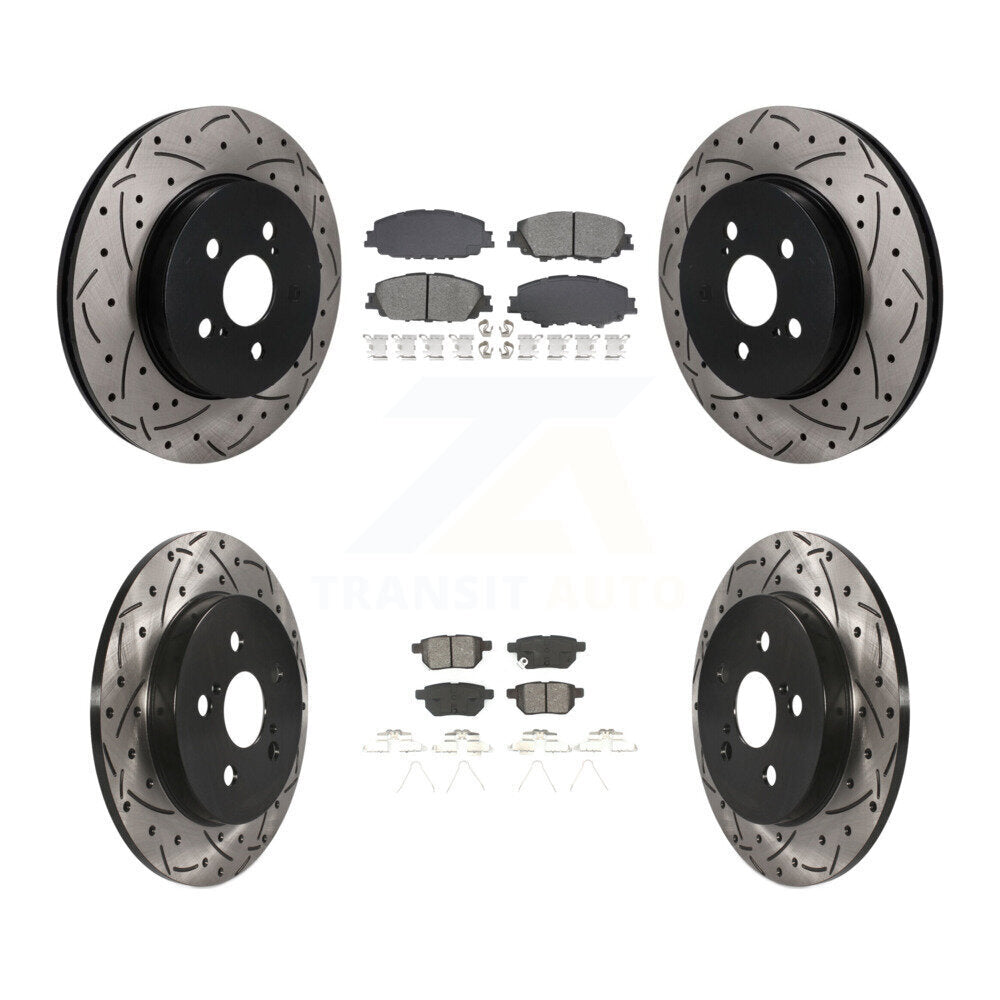 Coated Disc Rotors and Semi-Metallic Brake Pads Kit-KDS-101566 Kit.bestparts.ca