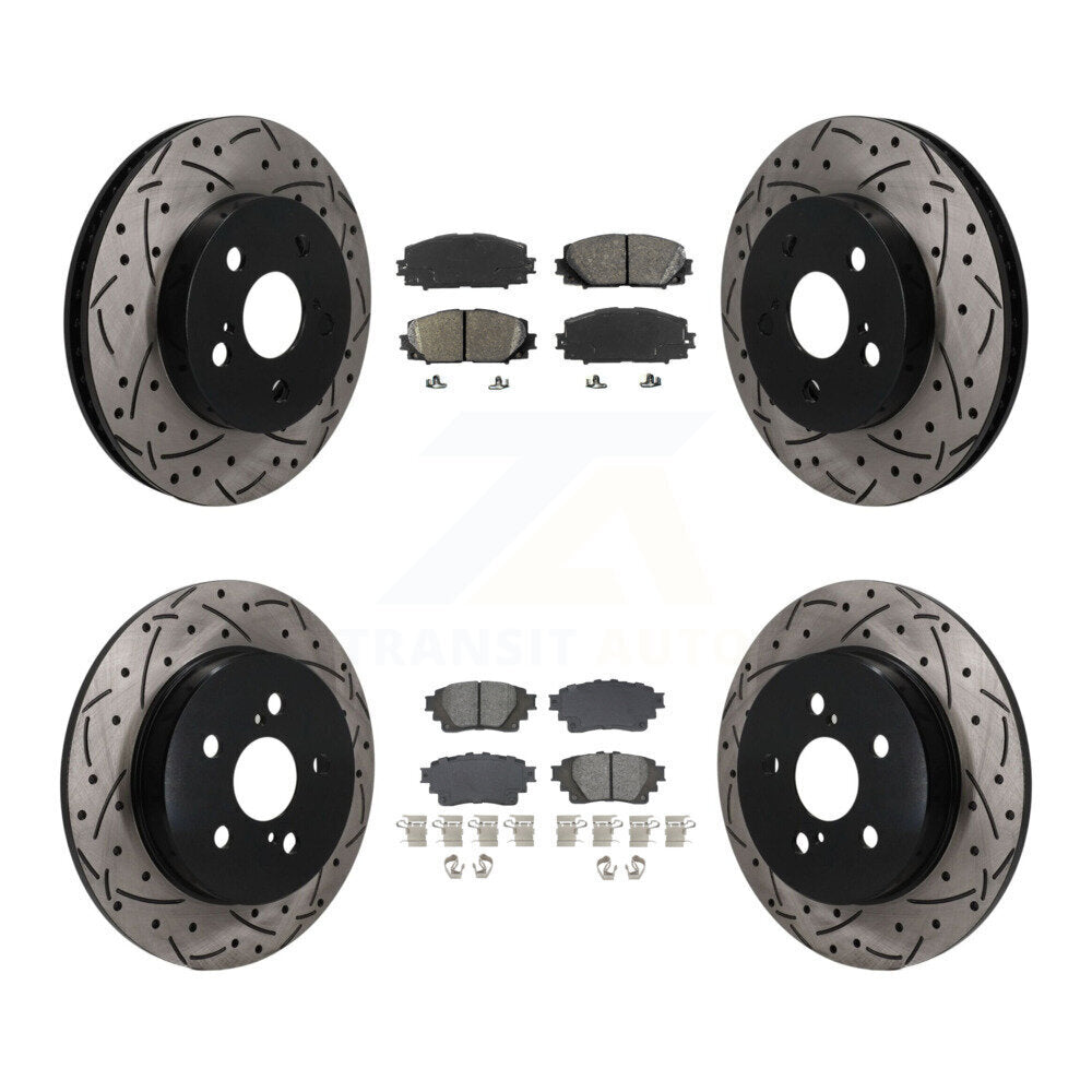 Disc Rotors and Semi-Metallic Brake Pads Kit-KDS-101567