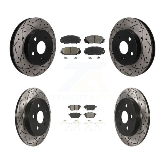 Coated Disc Rotors and Semi-Metallic Brake Pads Kit-KDS-101568