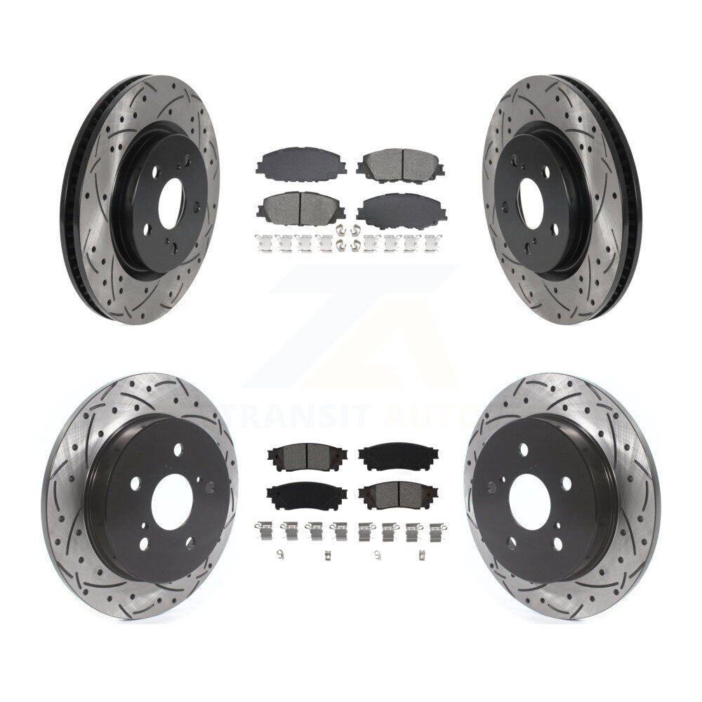 Disc Rotors and Semi-Metallic Brake Pads Kit-KDS-101569