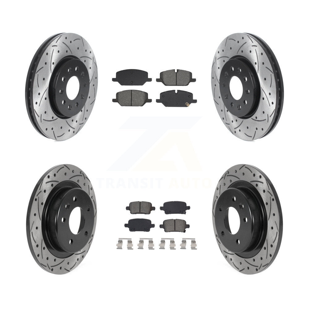 Disc Rotors and Semi-Metallic Brake Pads Kit-KDS-101570