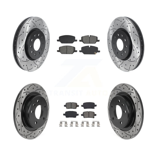 Disc Rotors and Semi-Metallic Brake Pads Kit-KDS-101570