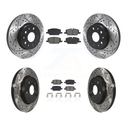 Disc Rotors and Semi-Metallic Brake Pads Kit-KDS-101571