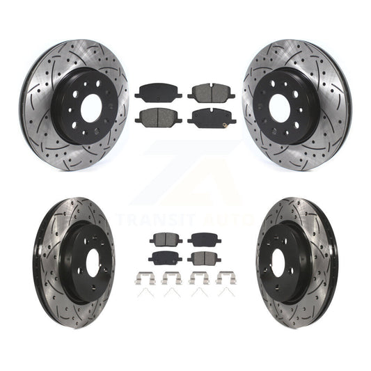 Disc Rotors and Semi-Metallic Brake Pads Kit-KDS-101571
