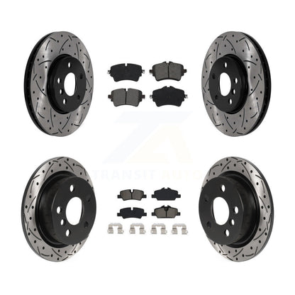 Coated Disc Rotors and Semi-Metallic Brake Pads Kit-KDS-101572
