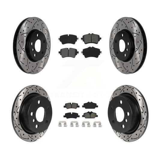 Coated Disc Rotors and Semi-Metallic Brake Pads Kit-KDS-101572
