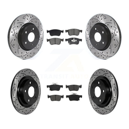 Coated Disc Rotors and Semi-Metallic Brake Pads Kit-KDS-101581