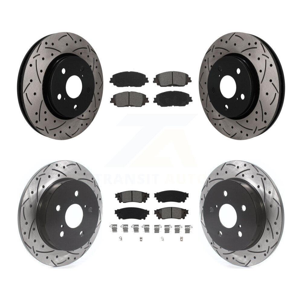 Coated Disc Rotors and Semi-Metallic Brake Pads Kit-KDS-101585 Kit.bestparts.ca