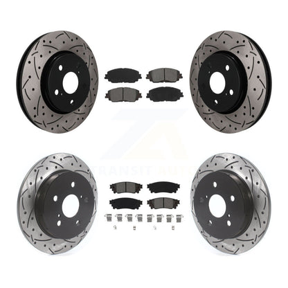Coated Disc Rotors and Semi-Metallic Brake Pads Kit-KDS-101585