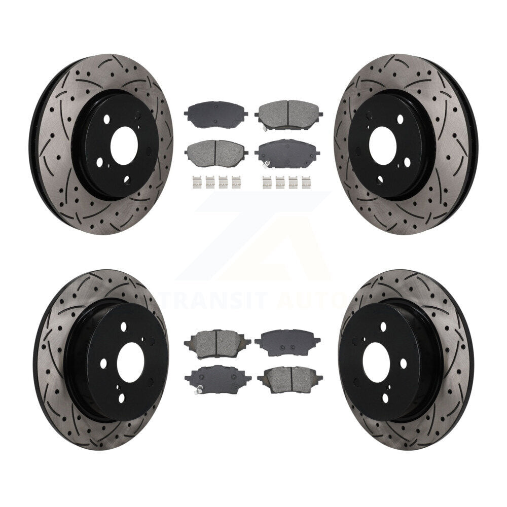 Disc Rotors and Semi-Metallic Brake Pads Kit-KDS-101586