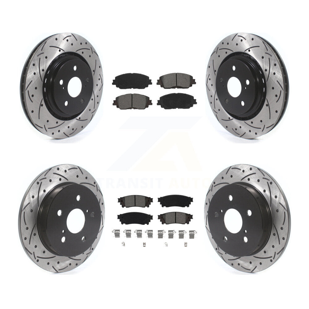 Disc Rotors and Semi-Metallic Brake Pads Kit-KDS-101587