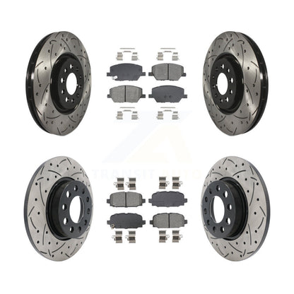 Disc Rotors and Semi-Metallic Brake Pads Kit-KDS-101588