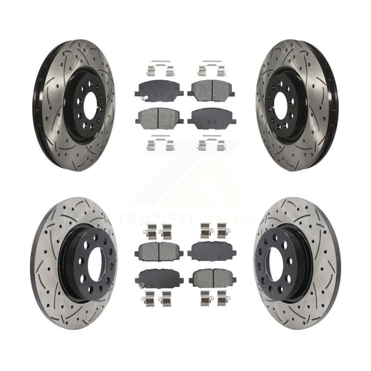Disc Rotors and Semi-Metallic Brake Pads Kit-KDS-101588