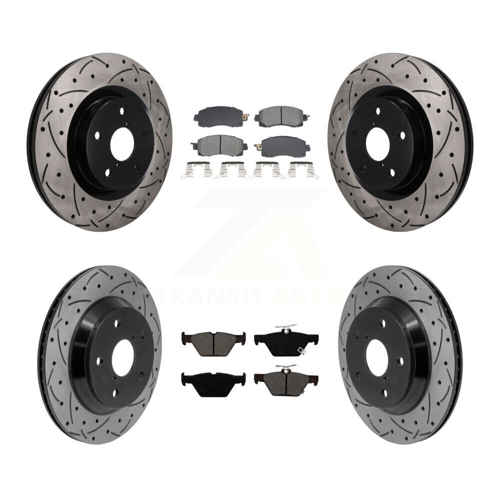 Disc Rotors and Semi-Metallic Brake Pads Kit-KDS-101589 Kit.bestparts.ca