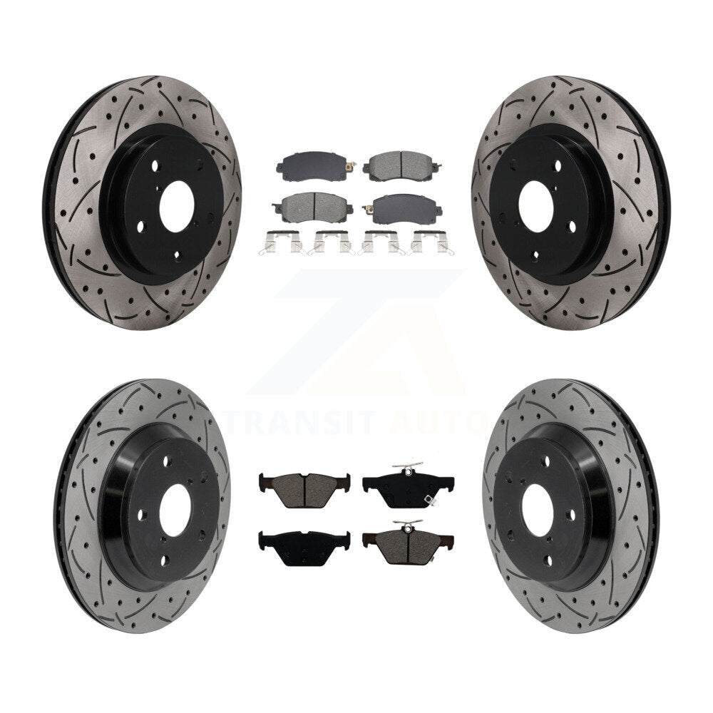 Disc Rotors and Semi-Metallic Brake Pads Kit-KDS-101590 Kit.bestparts.ca