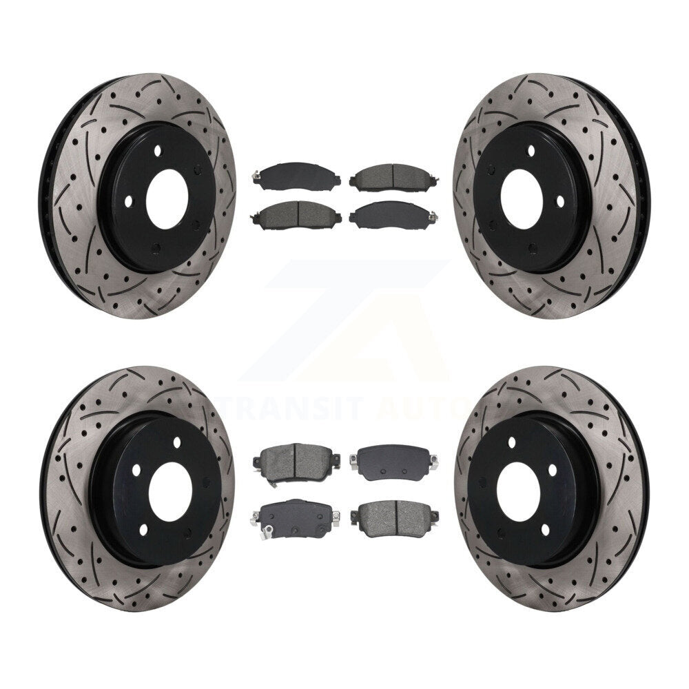 Disc Rotors and Semi-Metallic Brake Pads Kit-KDS-101593