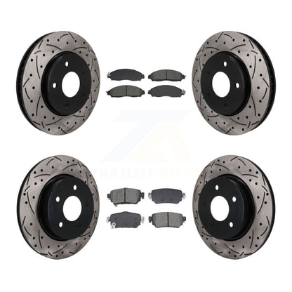 Disc Rotors and Semi-Metallic Brake Pads Kit-KDS-101593