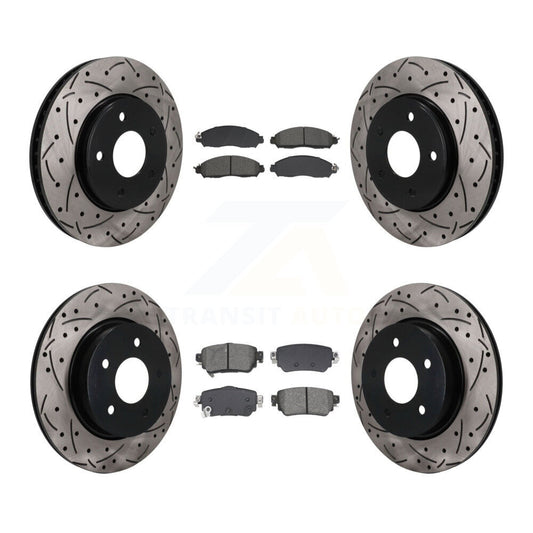 Disc Rotors and Semi-Metallic Brake Pads Kit-KDS-101593
