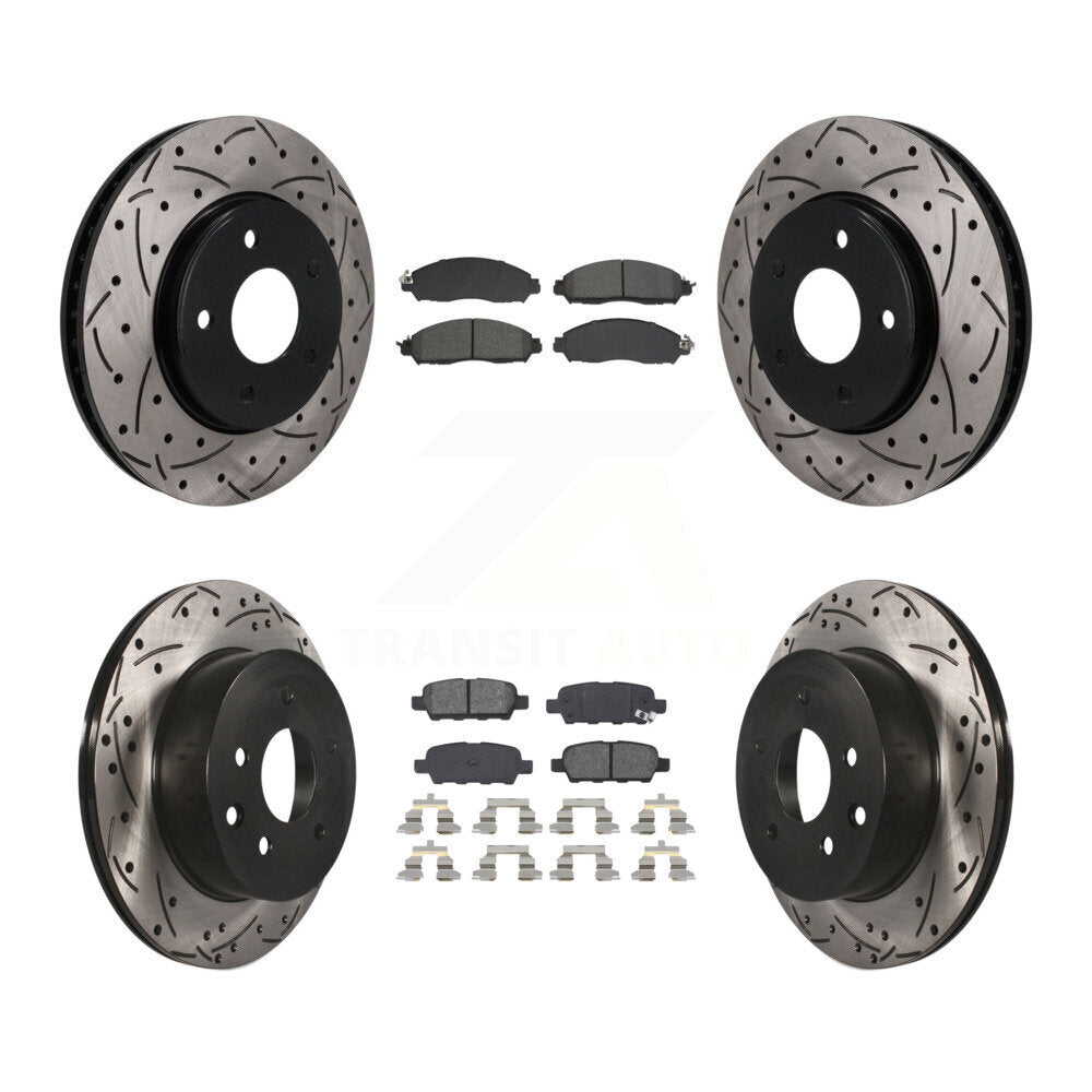 Coated Disc Rotors and Semi-Metallic Brake Pads Kit-KDS-101594 Kit.bestparts.ca