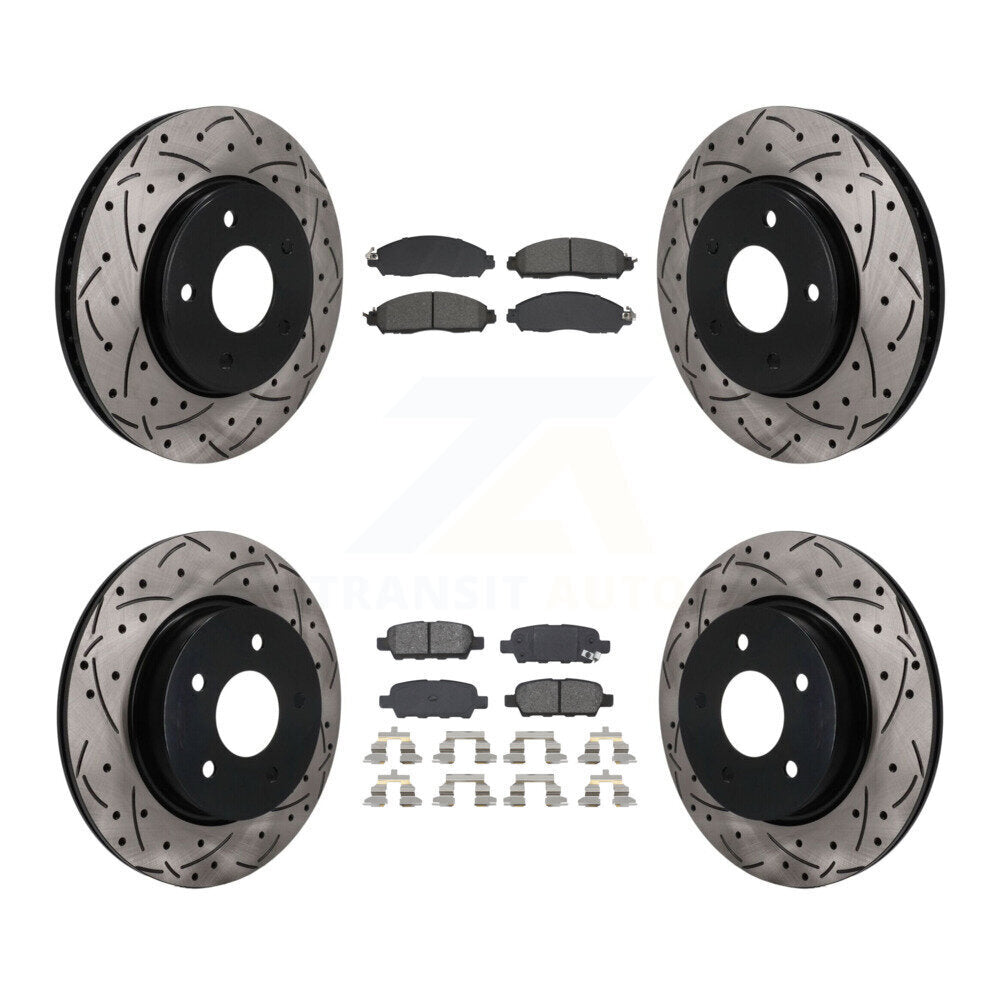 Disc Rotors and Semi-Metallic Brake Pads Kit-KDS-101595