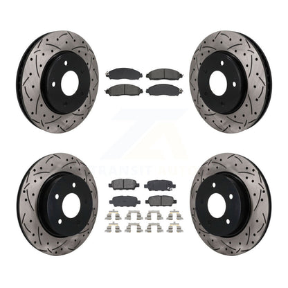 Disc Rotors and Semi-Metallic Brake Pads Kit-KDS-101595