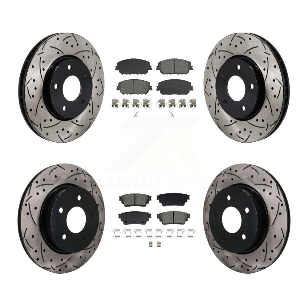 Disc Rotors and Semi-Metallic Brake Pads Kit-KDS-101596