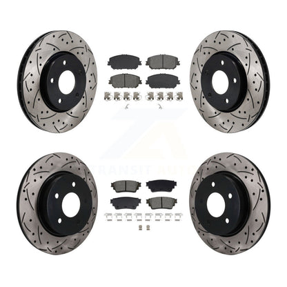Disc Rotors and Semi-Metallic Brake Pads Kit-KDS-101596