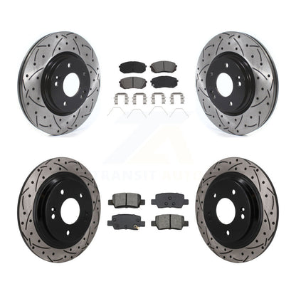 Coated Disc Rotors and Semi-Metallic Brake Pads Kit-KDS-101599
