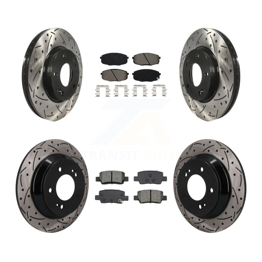 Coated Disc Rotors and Semi-Metallic Brake Pads Kit-KDS-101600 Kit.bestparts.ca