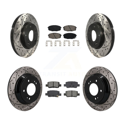 Coated Disc Rotors and Semi-Metallic Brake Pads Kit-KDS-101600