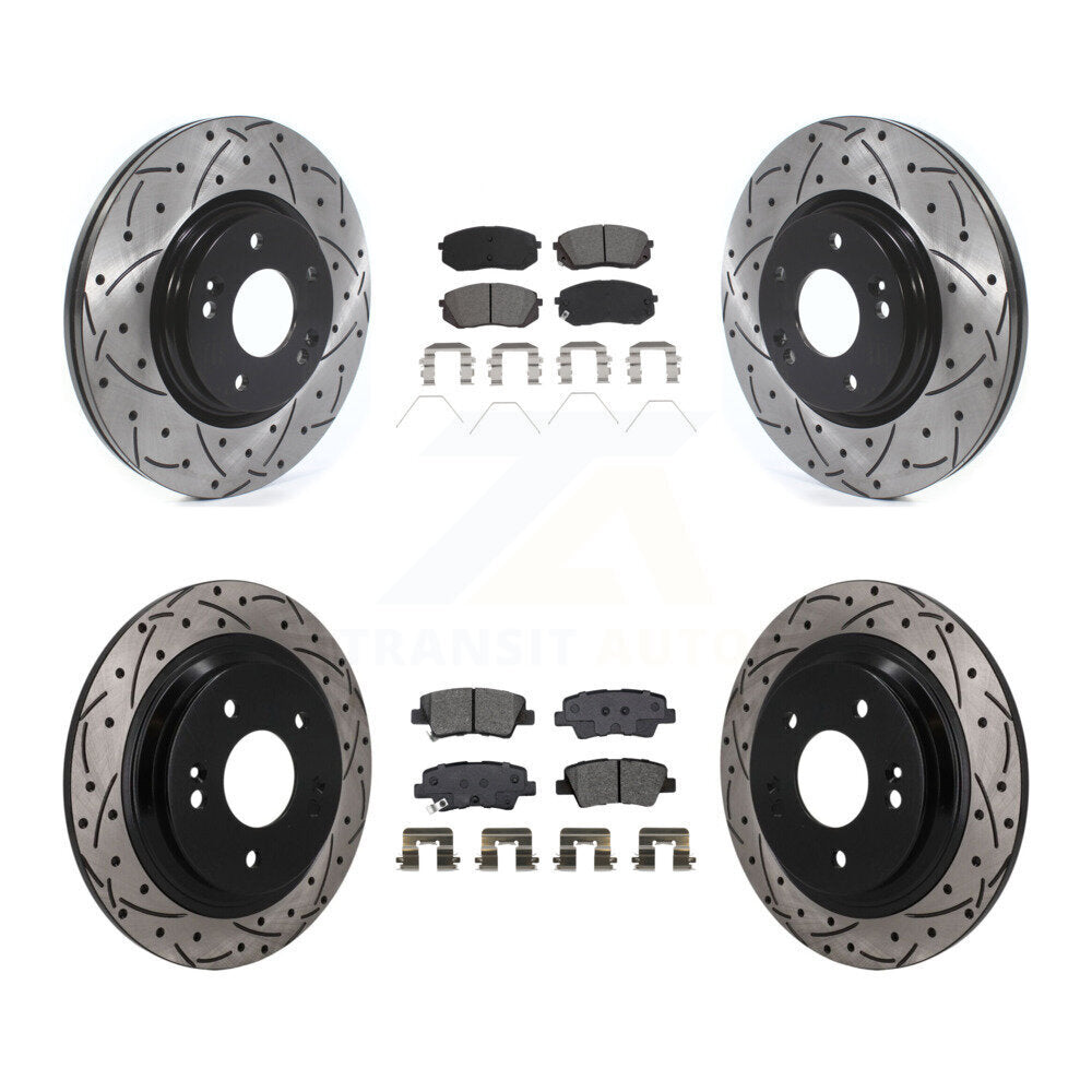 Coated Disc Rotors and Semi-Metallic Brake Pads Kit-KDS-101601 Kit.bestparts.ca