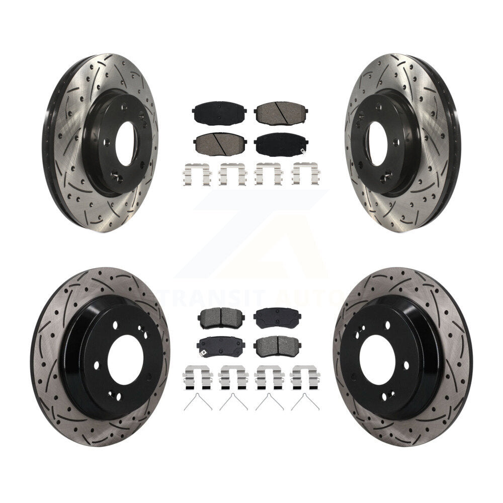 Coated Disc Rotors and Semi-Metallic Brake Pads Kit-KDS-101603 Kit.bestparts.ca