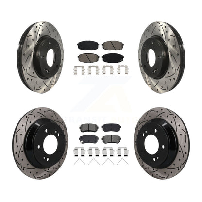 Coated Disc Rotors and Semi-Metallic Brake Pads Kit-KDS-101603