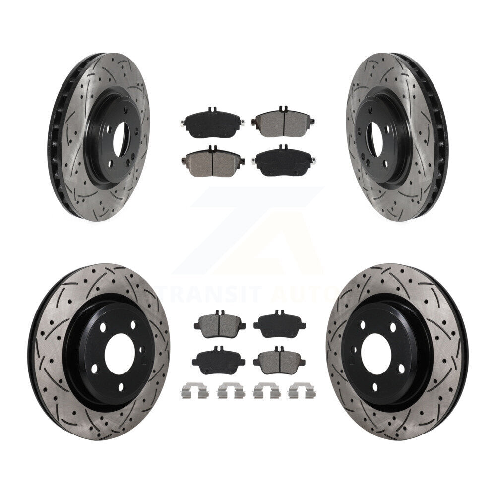 Coated Disc Rotors and Semi-Metallic Brake Pads Kit-KDS-101605 Kit.bestparts.ca