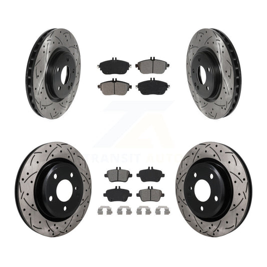 Coated Disc Rotors and Semi-Metallic Brake Pads Kit-KDS-101605