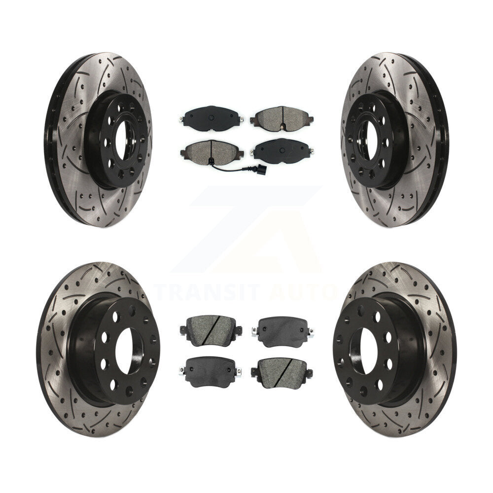 Disc Rotors and Semi-Metallic Brake Pads Kit-KDS-101606