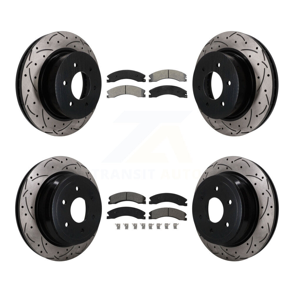 Disc Rotors and Semi-Metallic Brake Pads Kit-KDS-101608