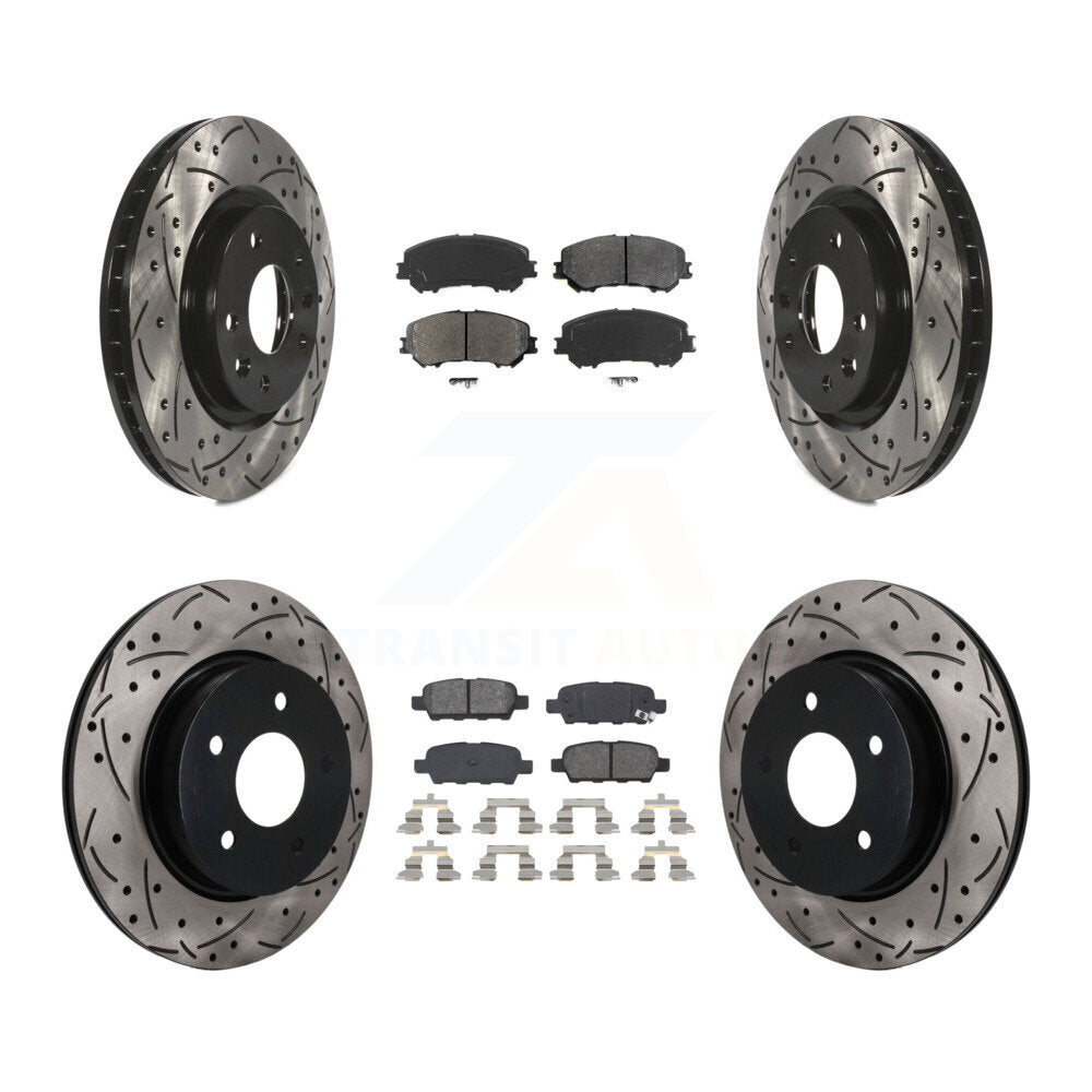 Coated Disc Rotors and Semi-Metallic Brake Pads Kit-KDS-101609