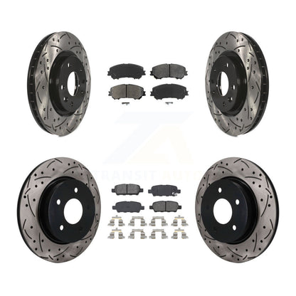 Coated Disc Rotors and Semi-Metallic Brake Pads Kit-KDS-101609