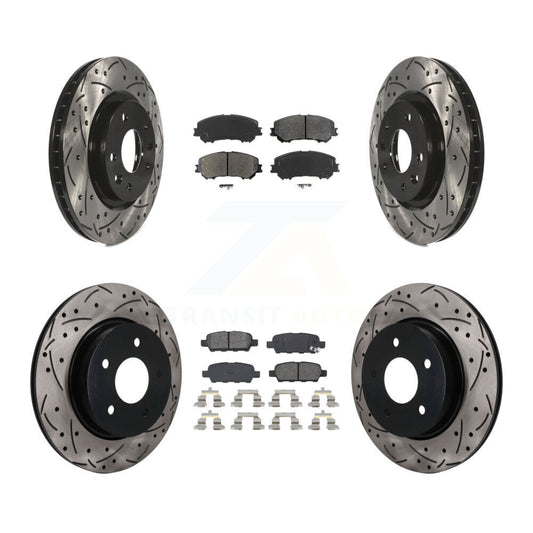 Coated Disc Rotors and Semi-Metallic Brake Pads Kit-KDS-101609
