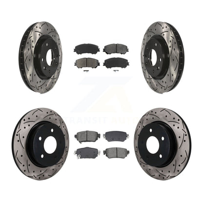 Coated Disc Rotors and Semi-Metallic Brake Pads Kit-KDS-101610