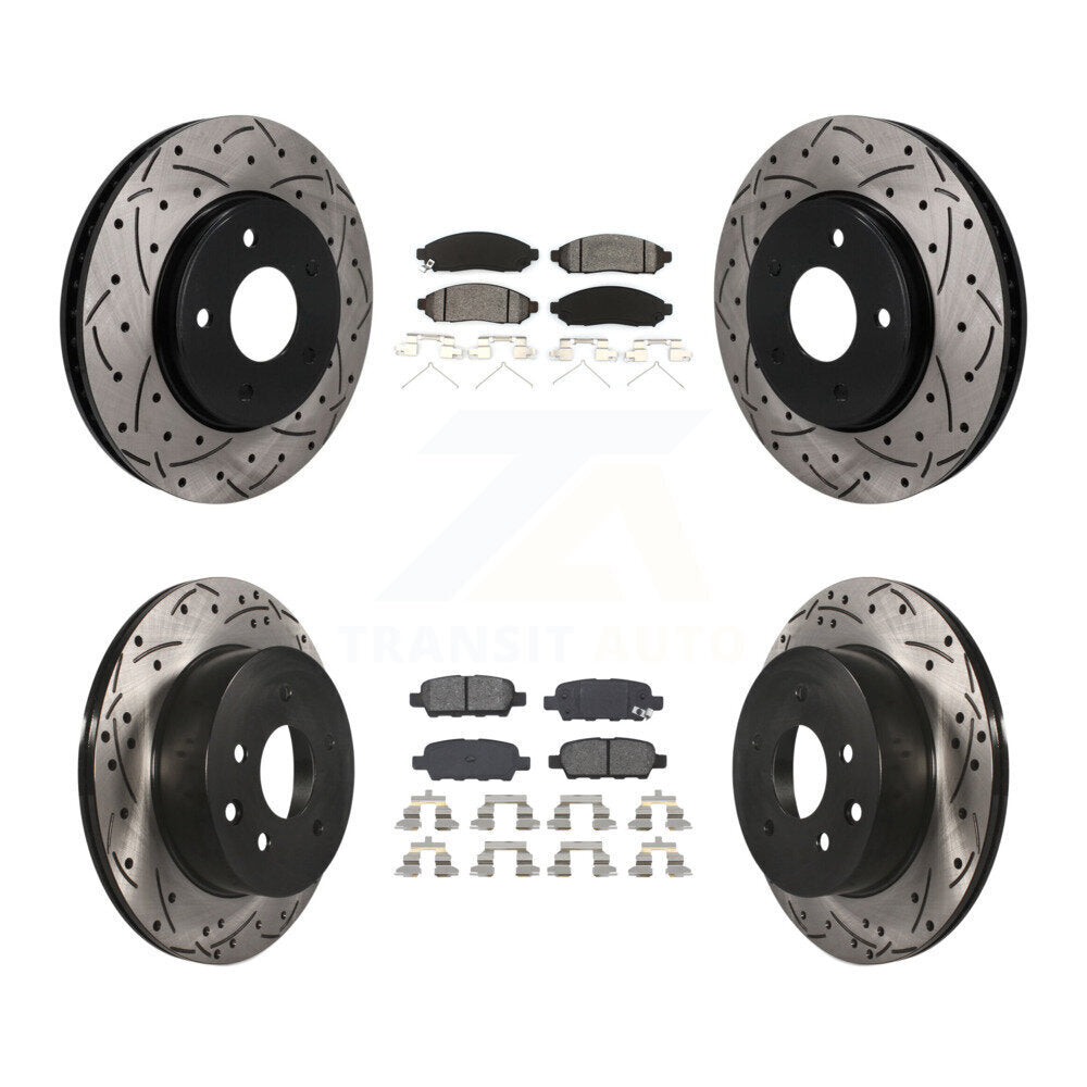 Coated Disc Rotors and Semi-Metallic Brake Pads Kit-KDS-101612 Kit.bestparts.ca