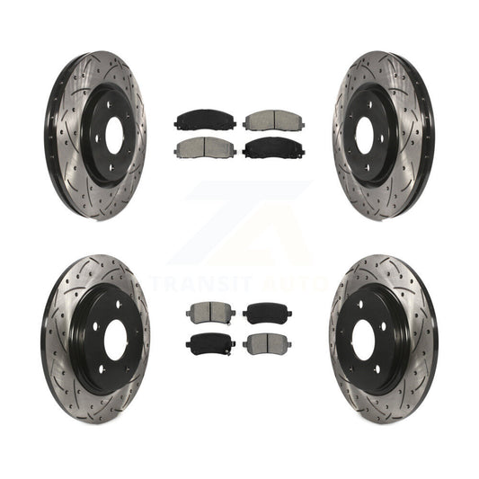 Disc Rotors and Semi-Metallic Brake Pads Kit-KDS-101614